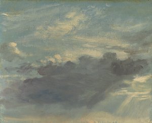 Molnstudie, ca 1821-22 av John Constable