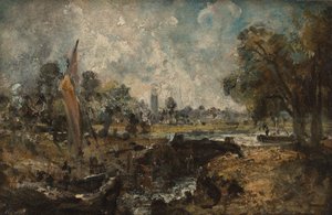 Dedham Lock av John Constable