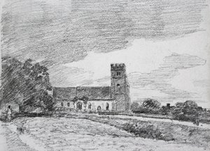 Feering kyrka, 1814 av John Constable