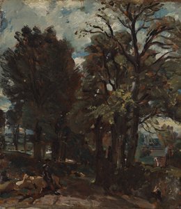 Fen Lane, Östra Bergholt av John Constable