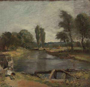 Flatford Lock av John Constable