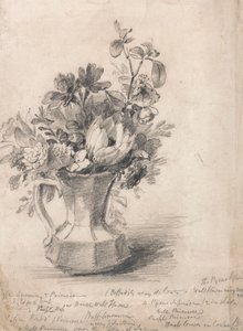 Blommor i en kanna av John Constable