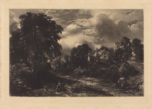 Glebe gård (b) av John Constable