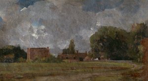 Guldkonstapelns hus, Östra Bergholt - Konstnärens födelseplats av John Constable