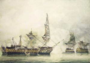 H.M.S. Seger i slaget vid Trafalgar, 1805, av John Constable