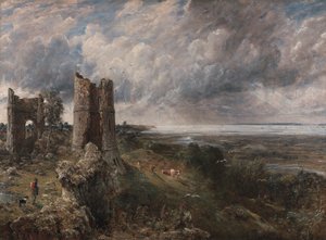 Hadleigh Castle, Themsens mynning - morgon efter en stormig natt av John Constable