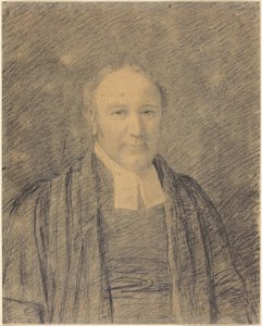 Halvfigursporträtt av en prästman av John Constable