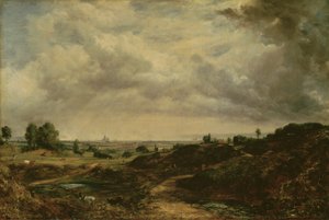 Hampstead Heath (olja på duk) av John Constable