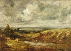 Hampstead Heath, ca 1825-30 av John Constable