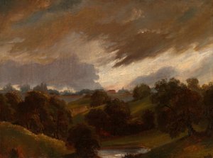 Hampstead, Stormy Sky av John Constable