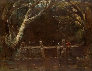 Landskap Låset, 182025. av John Constable