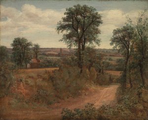 Lane nära Dedham av John Constable