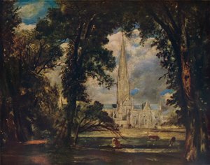 Salisbury Cathedral, c1823 av John Constable