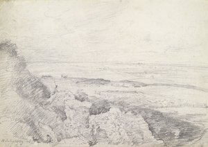 Salisbury Plain från Old Sarum av John Constable