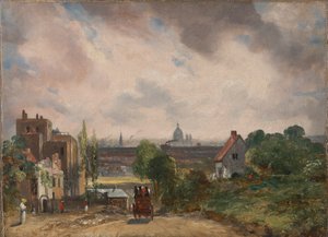 Sir Richard Steeles stuga, Hampstead av John Constable