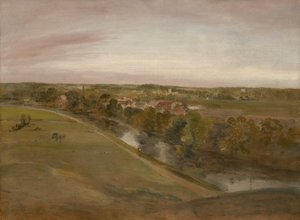 Stratford Saint Mary från Coombs, ca 1800 av John Constable