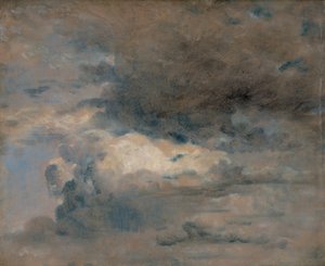 Studie av moln - kvällen den 31 augusti 1822. av John Constable