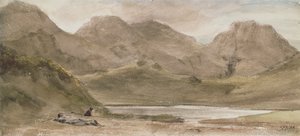 Sty Head Tarn, 12 oktober 1800 av John Constable