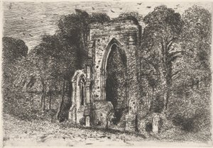 Ruinerna av Netley Abbey av John Constable
