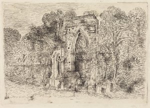 Ruinerna av Netley Abbey av John Constable