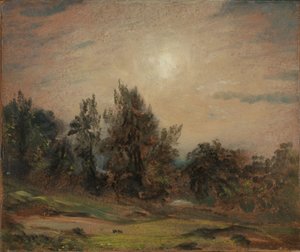 Träd på Hampstead Heath av John Constable