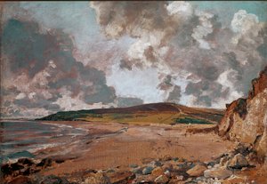 Weymouth Bay-målning av John Constable (1776-1837) 1824 ca. Sol. 53,3x74,9 cm London, Victoria and Albert museum av John Constable