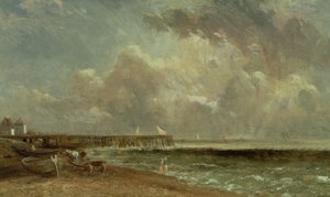 Yarmouth Pier, 1822 av John Constable