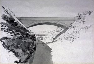 Bokträtunnel, 27 juli 1837 (penna och bläck och tvätt på papper)