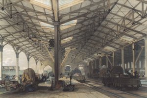 Godsskjul, Bristol, Great Western Railway, 1846