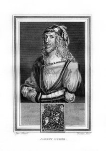 Albert Durer, tysk nordrenässansmålare och gravör, 1825.