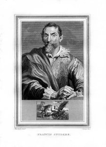 Frans Snyders, flamländsk barockmålare, 1825.