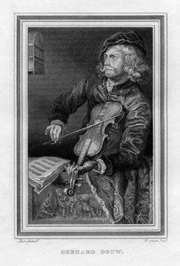 Gerrit Dou 1613-1675, holländsk målare, 1816.