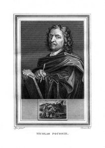 Nicolas Poussin, fransk målare, 1825.