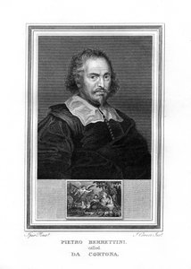 Pietro da Cortona, italiensk barockmålare, 1825.