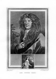 Sir Peter Lely, holländsk född engelsk barockmålare, 1825.