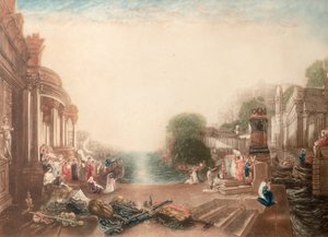 Kartagos förfall (mezzotint) av John Cother Webb