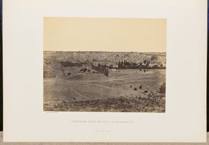 Jerusalem från vägen till Betania, nr 1 av John Cramb