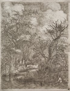 Back of the Mills, ca. 1812-1813. av John Crome