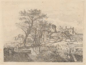 Back of the New Mills, Norwich av John Crome