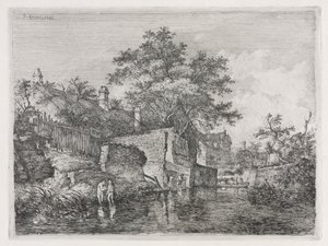 Framsidan av New Mills av John Crome