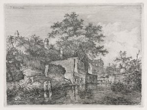 Front of the New Mills, 1813. av John Crome