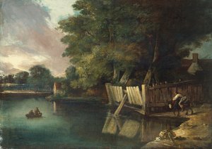 Watering Place, Heigham (olja på duk)