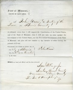 Lojalitetsed av John Crow från Missouri, grevskapet St. Louis av John Crow