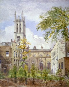 Church of St Michael, Cornhill, City of London, 1882. av John Crowther