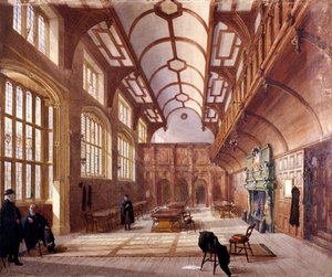 Interiör av Charterhouse, London, 1885 av John Crowther
