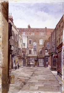 Lädersäljares byggnader, London Wall, London, 1883 av John Crowther
