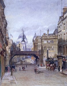 Ludgate Circus, London, 1881 av John Crowther