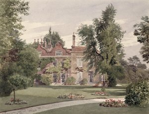 Sidovy av Raleigh House, Brixton Hill, Lambeth, 1887 av John Crowther