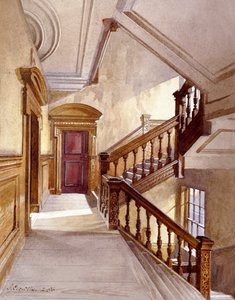 Sir Christopher Wrens hus, Botolph Lane, London, 1886. av John Crowther