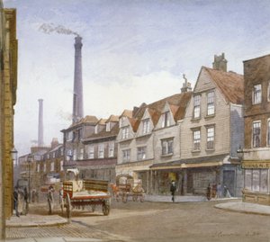 Utsikt över Mint Street, Southwark, London, 1884 av John Crowther